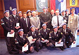 SLOPOL -medal awarding ceremony for work in the mission